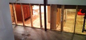 Wall Replacement After Extensive Water Damage