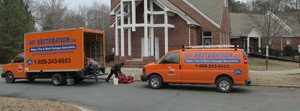 Water Damage and Mold Removal Vehicles